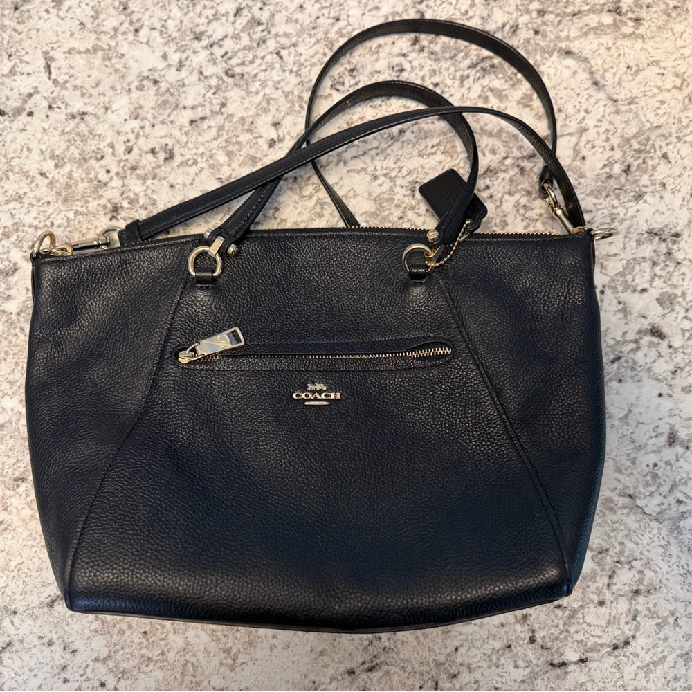 Coach Black Leather Bag